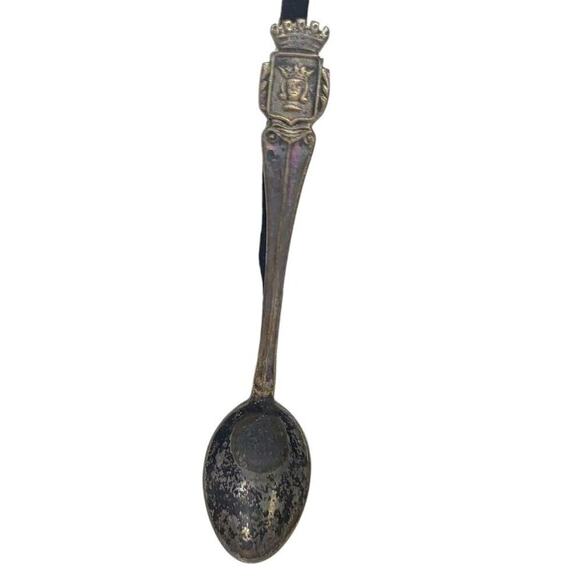 Stockholm Sweden Coat OF Arms 1960s SOUVENIR SPOON - Picture 1 of 2